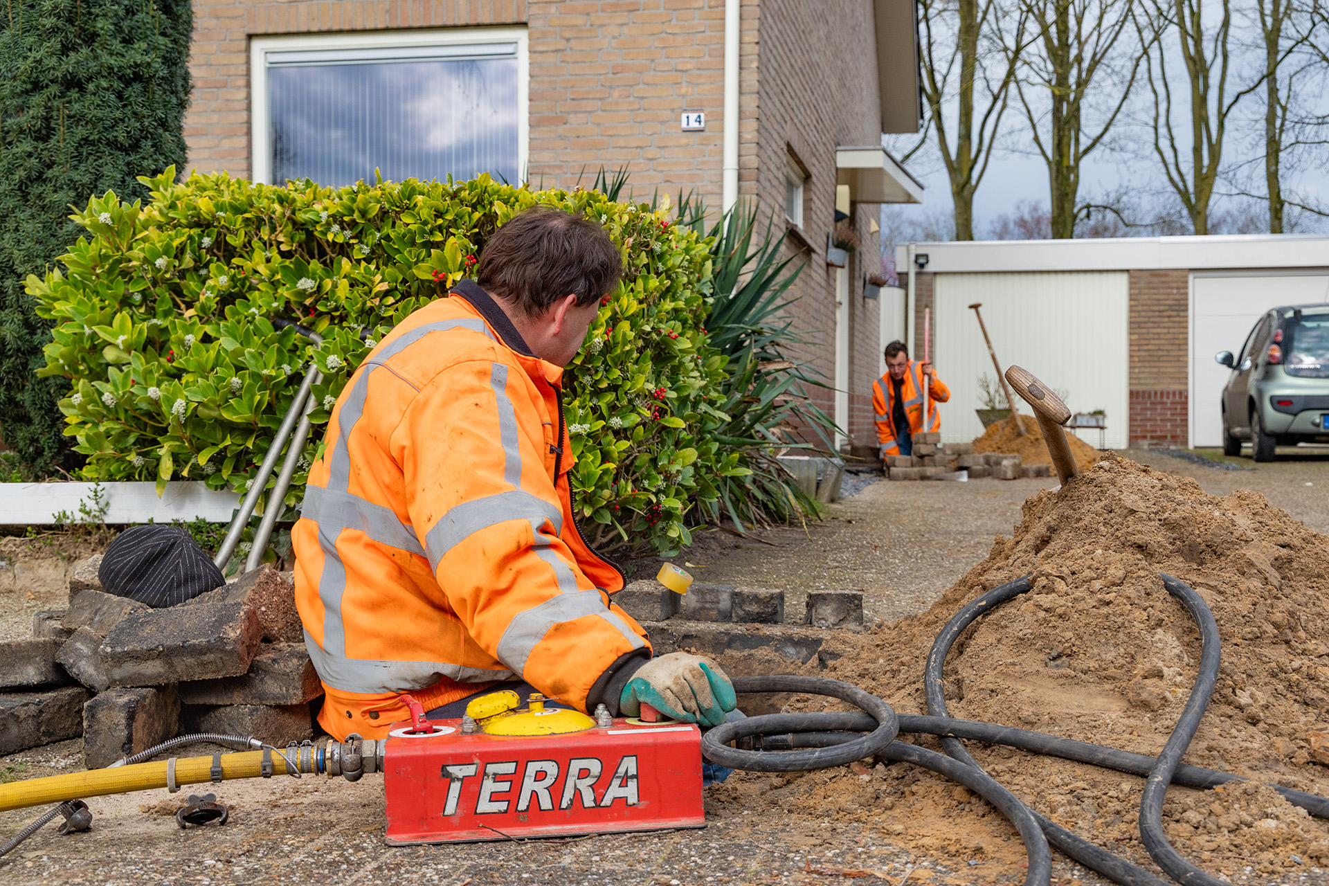 Bodemraket in uitvoering