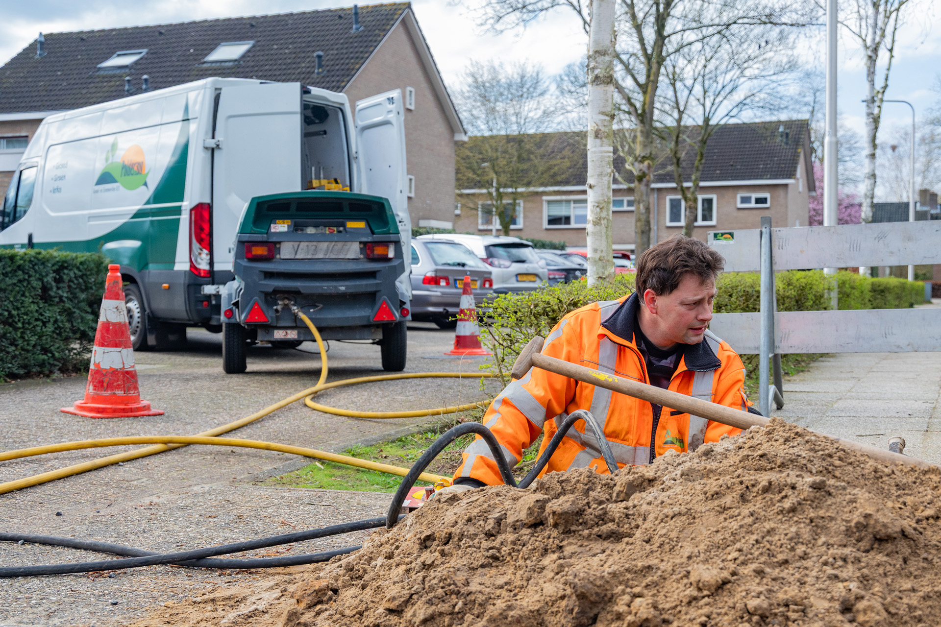 Bodemraket in uitvoering