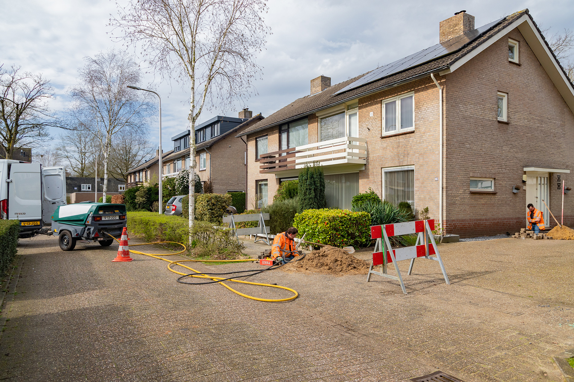 Bodemraket in uitvoering