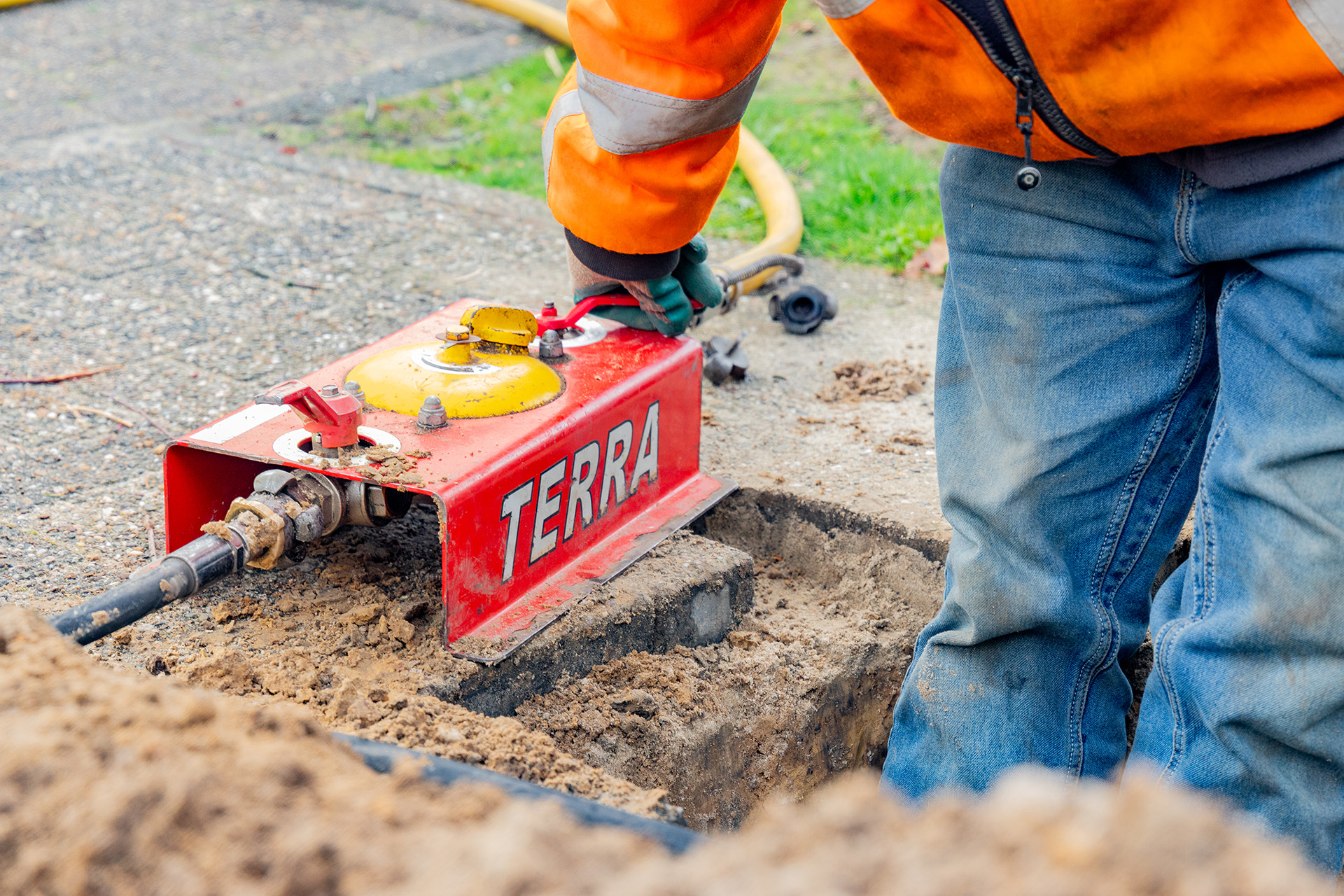 Bodemraket in uitvoering
