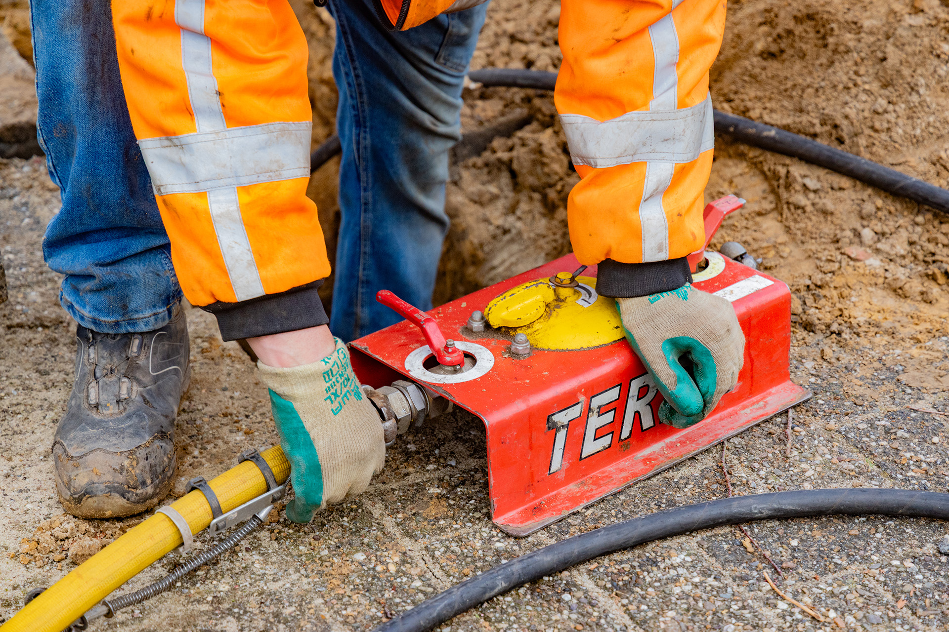 Bodemraket in uitvoering